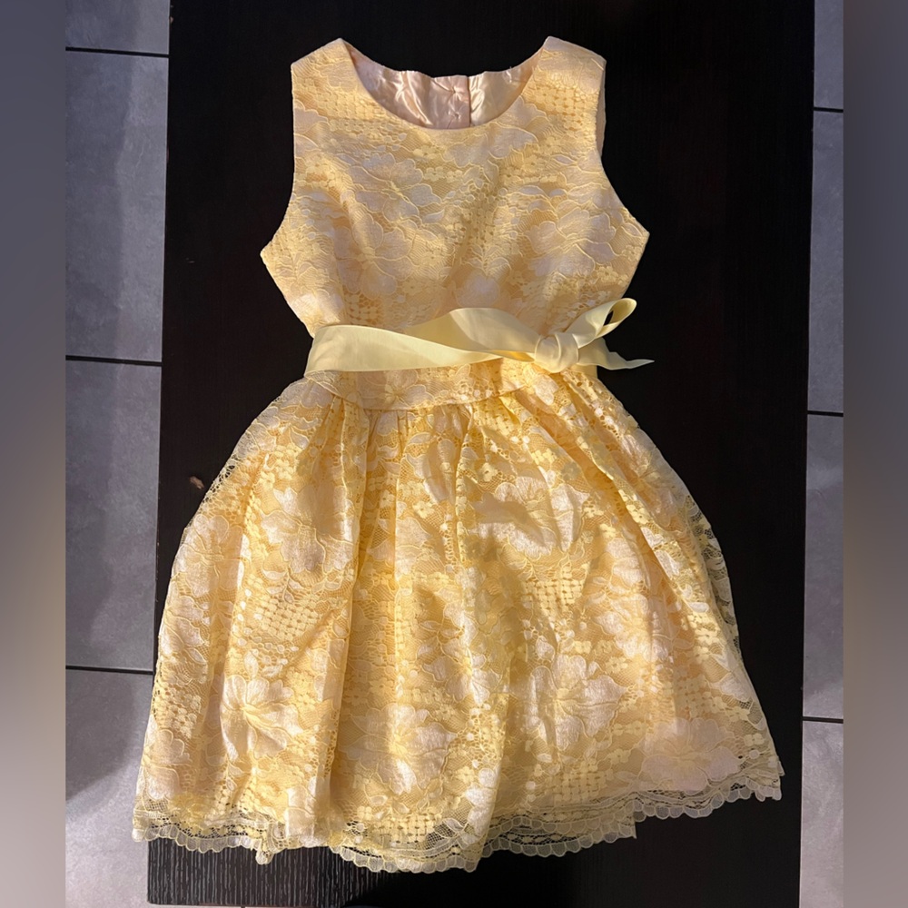 Yellow Lace Dress